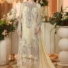 Maria b 3 piece embroidered chiffon suit Maria B 3 Piece Embroidered Chiffon Suit