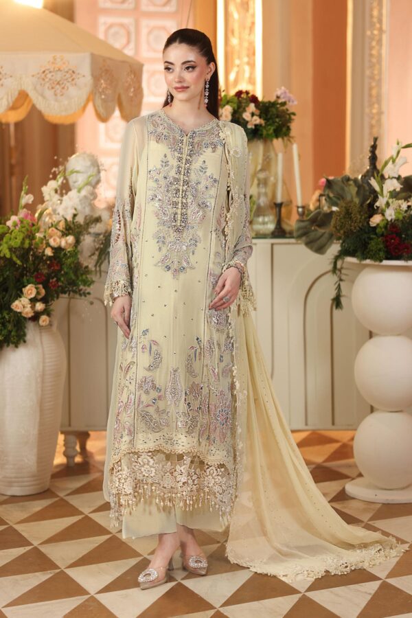 Maria B 3 Piece Embroidered Chiffon Suit Maria B 3 Piece Embroidered Chiffon Suit