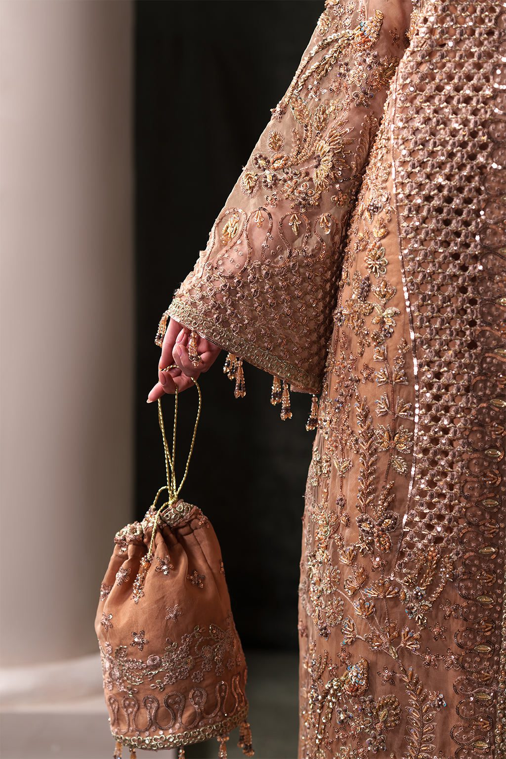 Emaan adeel hessonite– detail view 2 Emaan Adeel Hessonite– detail view 2