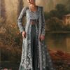 Afrozeh La Fuchsia Unstitched Formal 3Pc Suit FWU-0079 Crescent - Pakistani Suit - image