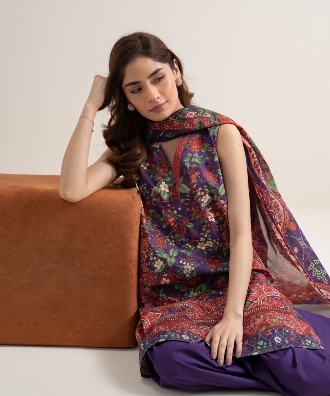 Sapphire Women’s Unstitched Lawn Embroidered Multi 3 Piece Suit – PEDYS26V157B Sapphire Women's Unstitched Lawn Embroidered Multi 3 Piece Suit – PEDYS26V157B