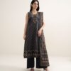 Sapphire women's unstitched lawn embroidered black 3 piece suit – pedys26v5105 Sapphire Women's Unstitched Lawn Embroidered Black 3 Piece Suit – PEDYS26V5105