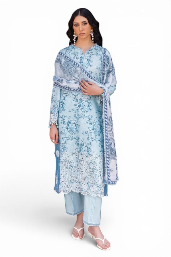 Gul ahmed 3 piece embroidered printed lawn suit with printed chiffon dupatta– printed-chiffon-dupatta-embroidered-printed-l Gul Ahmed 3 Piece Embroidered Printed Lawn Suit with Printed Chiffon Dupatta– Printed-Chiffon-Dupatta-Embroidered-Printed-L