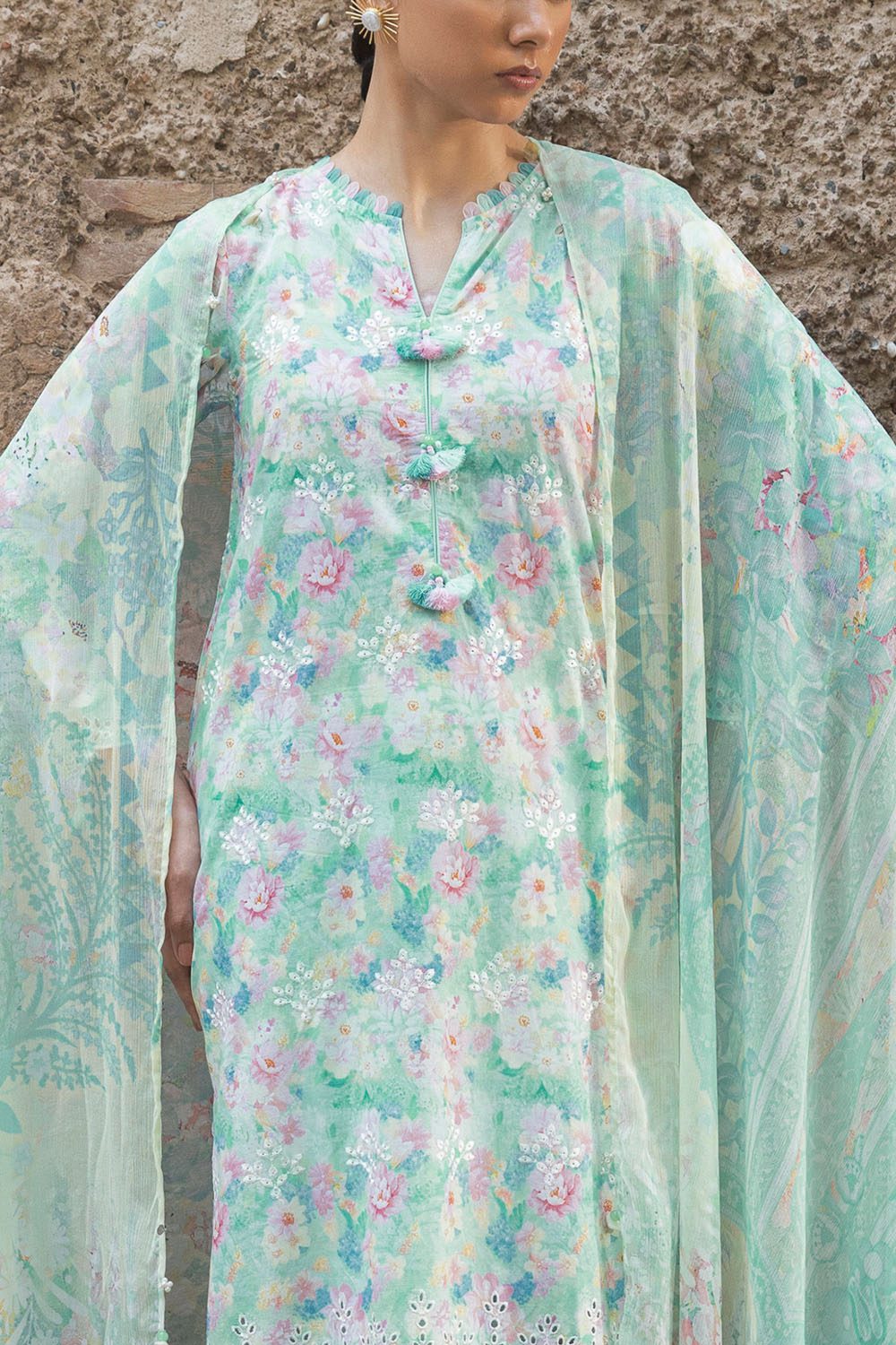 Gul ahmed 3 piece embroidered printed lawn suit with printed chiffon dupatta– printed-chiffon-dupatta-embroidered-printed-l Gul Ahmed 3 Piece Embroidered Printed Lawn Suit with Printed Chiffon Dupatta– Printed-Chiffon-Dupatta-Embroidered-Printed-L