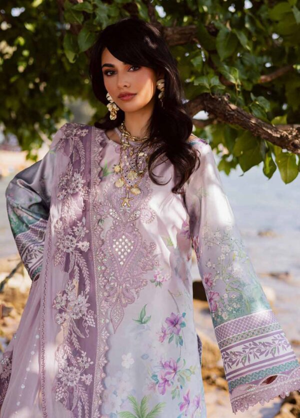 Nureh The Silk Unstitched Embroidered Luxury Silk 3Pc Suit S-24– S-24-1