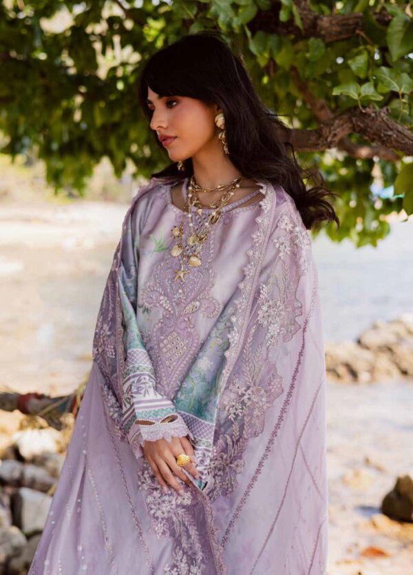 Nureh The Silk Unstitched Embroidered Luxury Silk 3Pc Suit S-24– S-24-3
