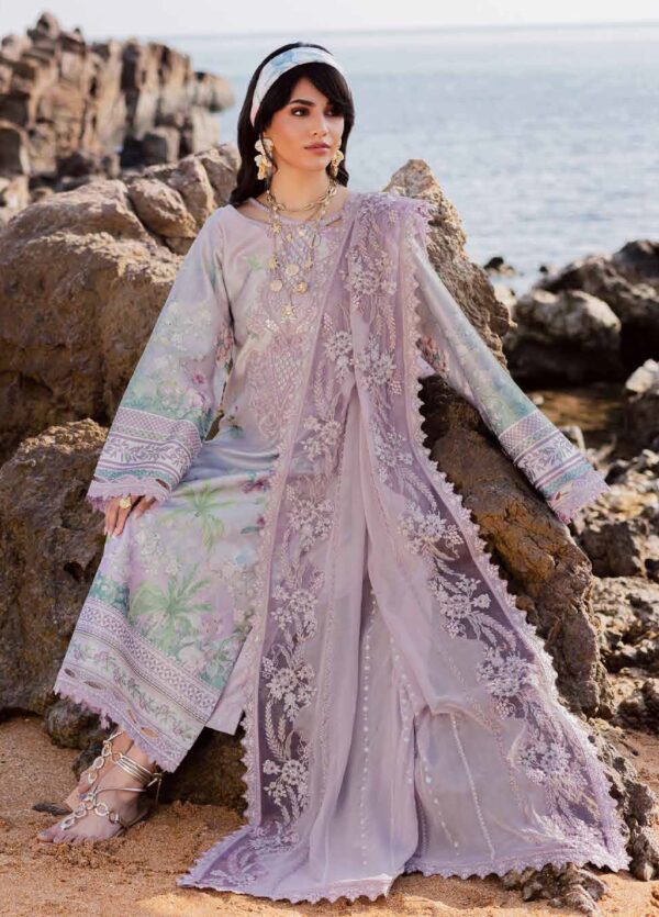 Nureh The Silk Unstitched Embroidered Luxury Silk 3Pc Suit S-24– S-24-4