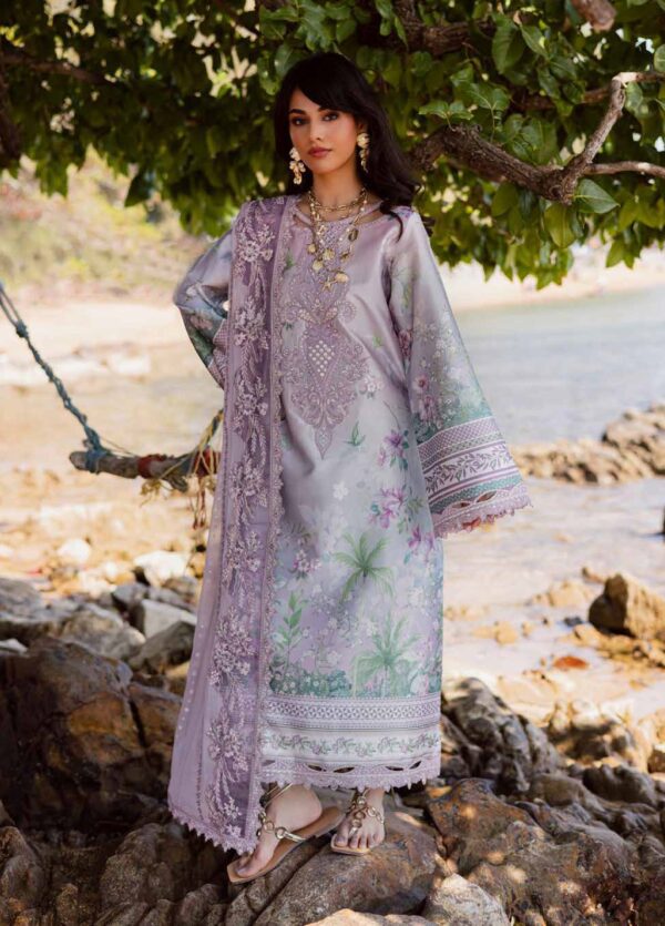 Nureh The Silk Unstitched Embroidered Luxury Silk 3Pc Suit S-24 Nureh The Silk Unstitched Embroidered Luxury Silk 3Pc Suit S-24