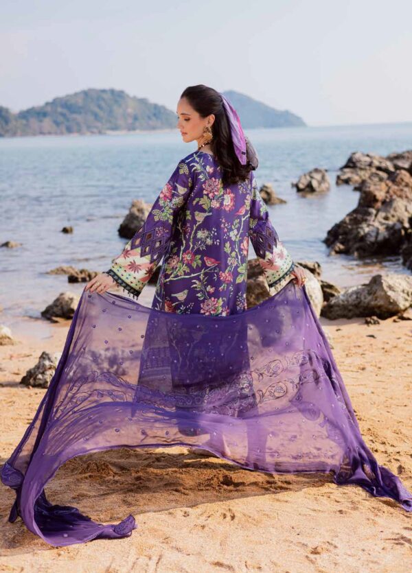 Nureh The Silk Unstitched Embroidered Luxury Silk 3Pc Suit S-25– S-25-1