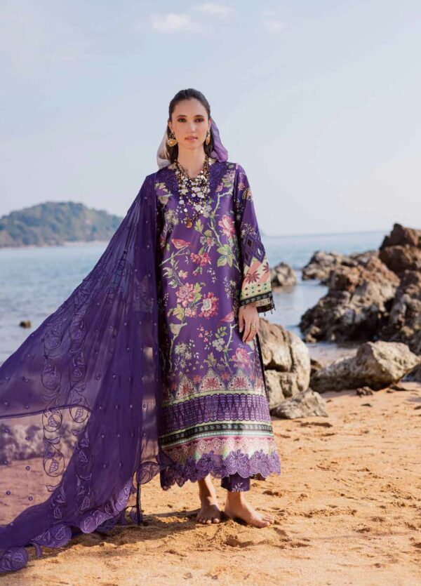 Nureh The Silk Unstitched Embroidered Luxury Silk 3Pc Suit S-25 Nureh The Silk Unstitched Embroidered Luxury Silk 3Pc Suit S-25