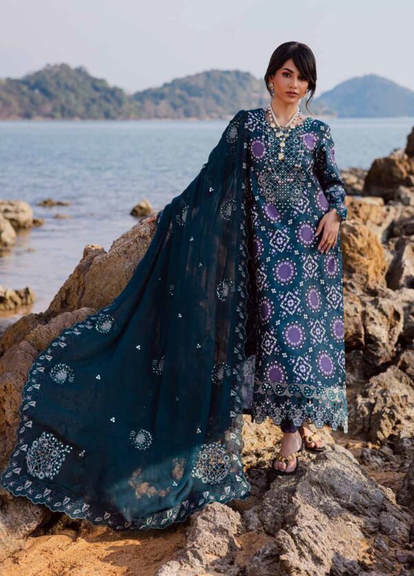 Nureh The Silk Unstitched Embroidered Luxury Silk 3Pc Suit S-27 Nureh The Silk Unstitched Embroidered Luxury Silk 3Pc Suit S-27