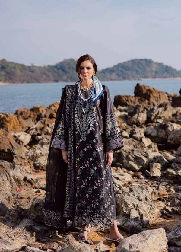 Nureh The Silk Unstitched Embroidered Luxury Silk 3Pc Suit S-28 Nureh The Silk Unstitched Embroidered Luxury Silk 3Pc Suit S-28