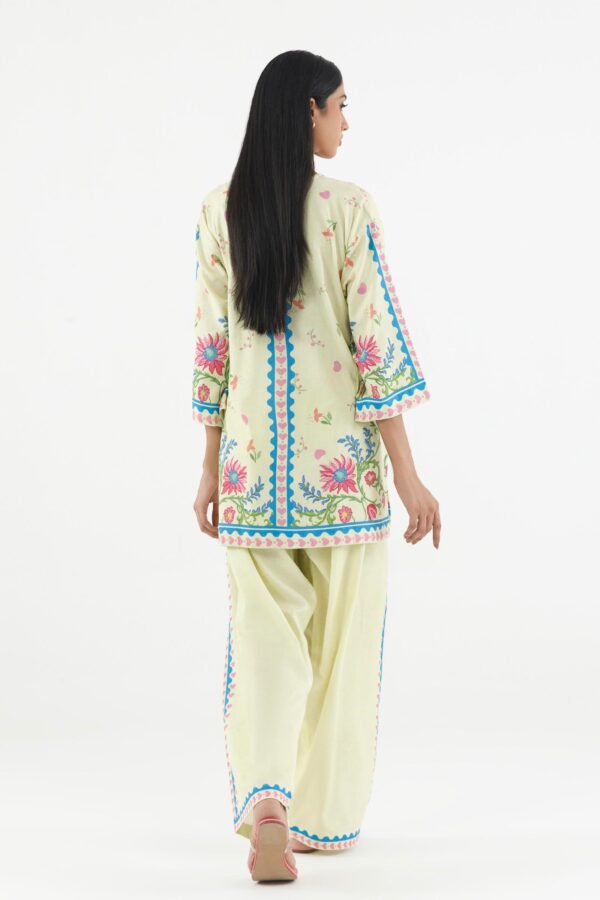 Sana Safinaz Stitched Printed Dobby Shirt+ Shalwar– SS26BSP216P2T 2