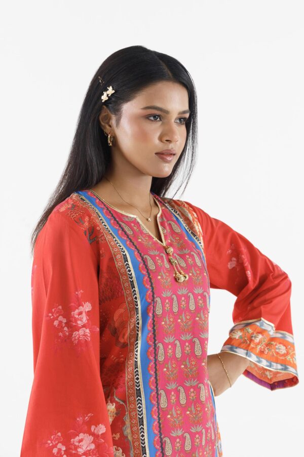 Sana Safinaz Stitched Printed Lawn Shirt+ Culotte– SS26BSP222P2T 2
