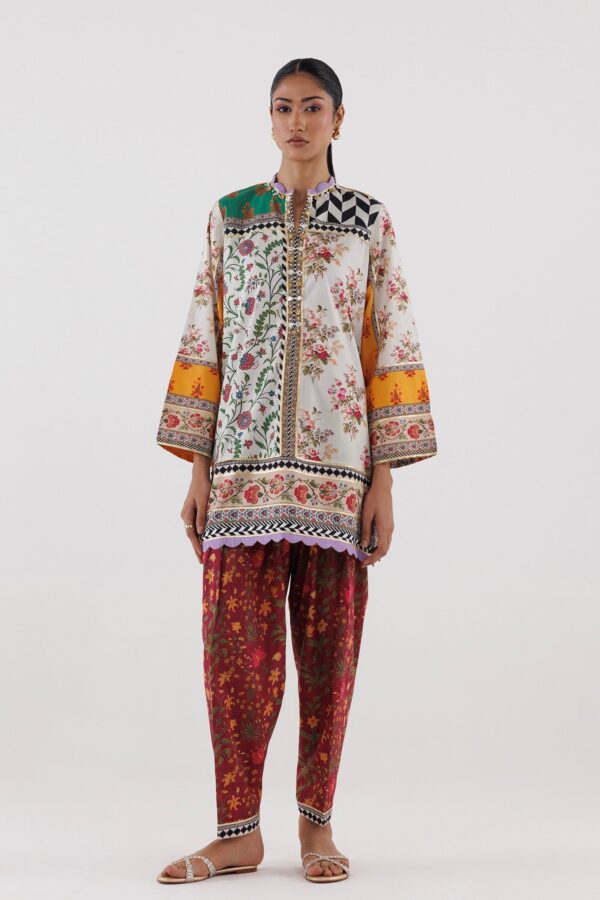 Sana Safinaz Stitched Printed Lawn Shirt+ Shalwar Sana Safinaz Stitched Printed Lawn Shirt+ Shalwar