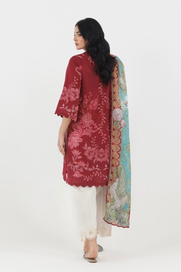 Sana Safinaz Stitched Printed Lawn Shirt+ Dupatta– SS26BSP237P2D 3