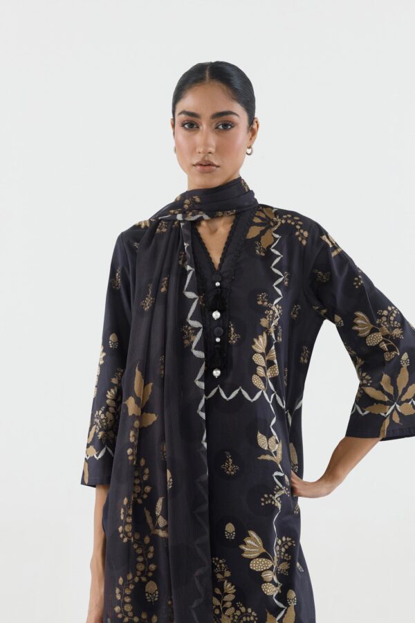Sana Safinaz Stitched Printed Lawn Shirt+ Dupatta– SS26BSP241P2D 3