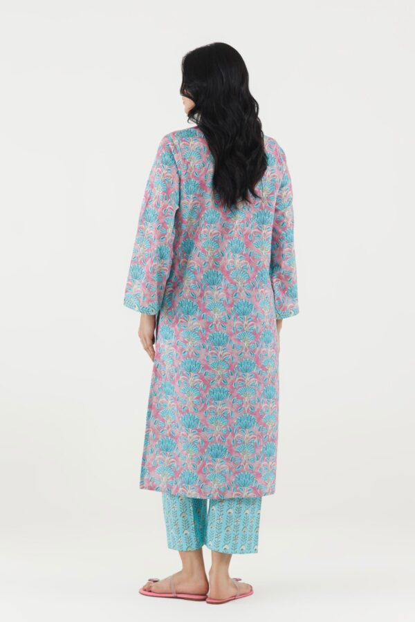 Sana Safinaz Stitched Printed Fancy Dobby Shirt+ Culotte– SS26BSP244P2T 2