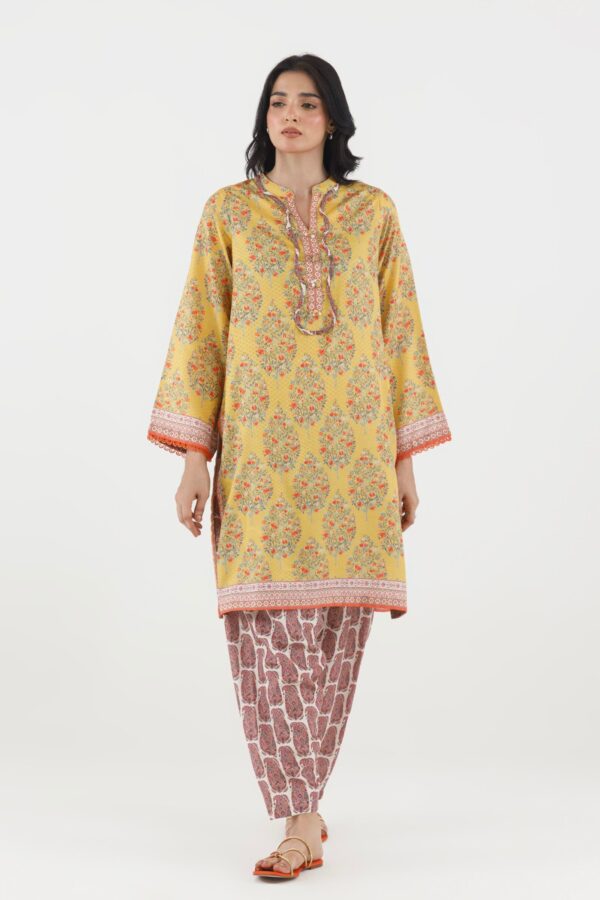 Sana Safinaz Stitched Printed Dobby Shirt+ Shalwar Sana Safinaz Stitched Printed Dobby Shirt+ Shalwar