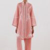 Sana Safinaz Stitched Embroidered Chambray Shirt+ Culotte