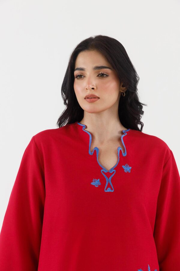 Sana Safinaz Stitched Embroidered Cambric Shirt+ Shalwar– SS26ESE360P2T 3