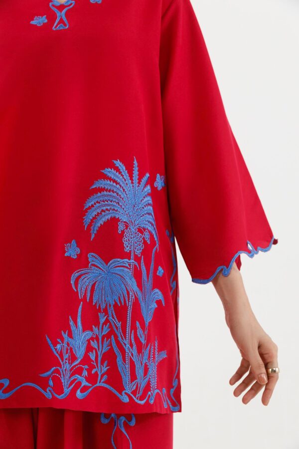 Sana safinaz stitched embroidered cambric shirt+ shalwar– ss26ese360p2t 4 Sana Safinaz Stitched Embroidered Cambric Shirt+ Shalwar– SS26ESE360P2T 4