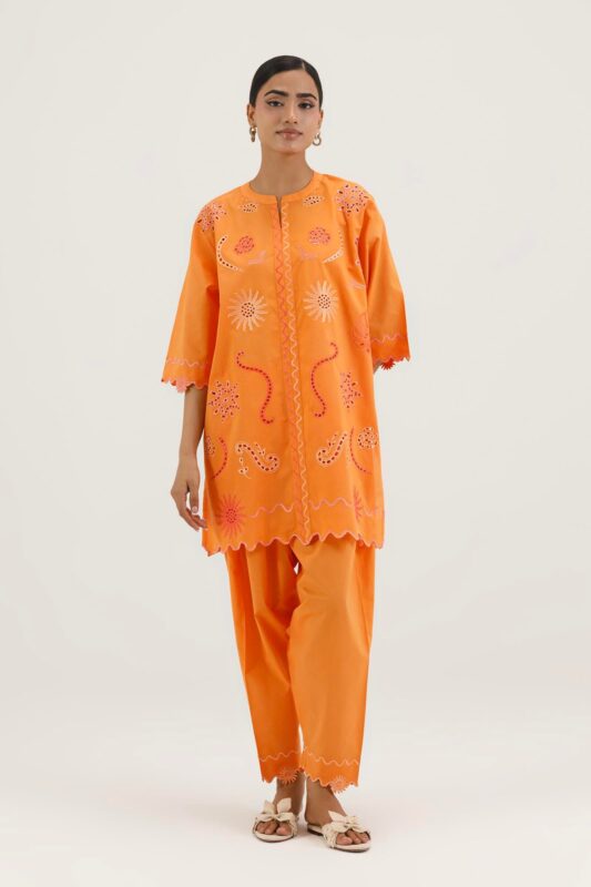 Sana Safinaz Stitched Embroidered Lawn Shirt+ Shalwar