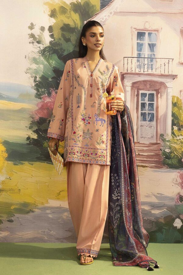 Sana Safinaz Stitched Embroidered Lawn Shirt+ Shalwar Sana Safinaz Stitched Embroidered Lawn Shirt+ Shalwar