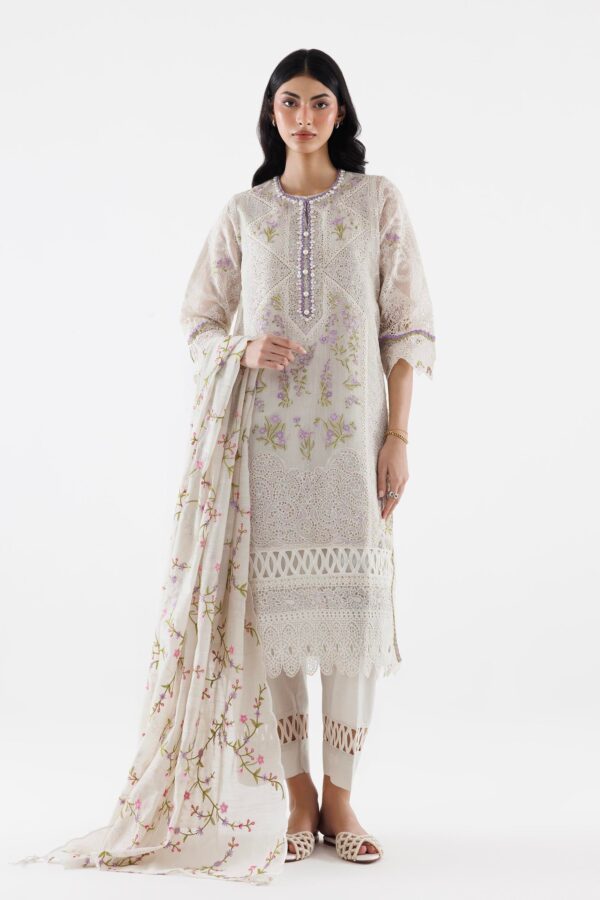 Sana Safinaz Stitched Printed Woven Net Suit Sana Safinaz Stitched Printed Woven Net Suit