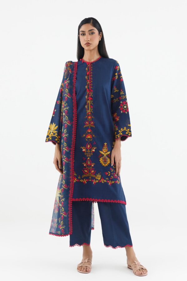 Sana Safinaz Stitched Printed Lawn Suit Sana Safinaz Stitched Printed Lawn Suit