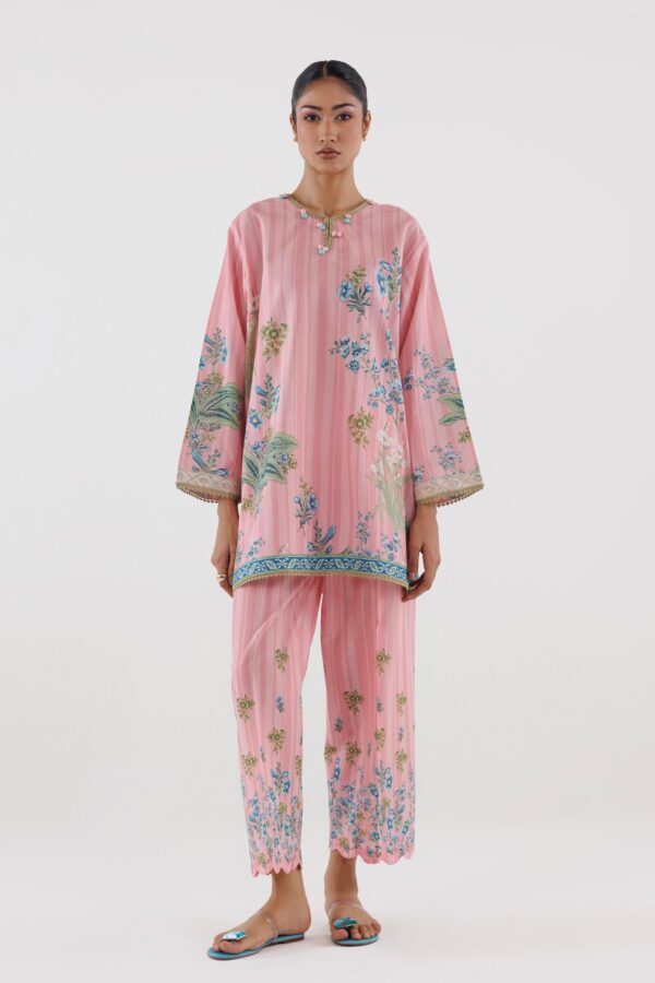Sana Safinaz Stitched Printed Lawn Shirt+ Culotte Sana Safinaz Stitched Printed Lawn Shirt+ Culotte