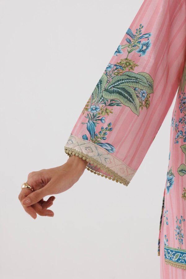Sana Safinaz Stitched Printed Lawn Shirt+ Culotte– SS26MHY208BP2T 5