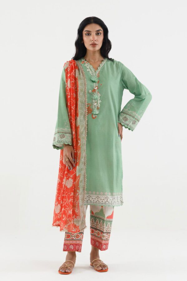 Sana Safinaz Stitched Printed Lawn Suit Sana Safinaz Stitched Printed Lawn Suit