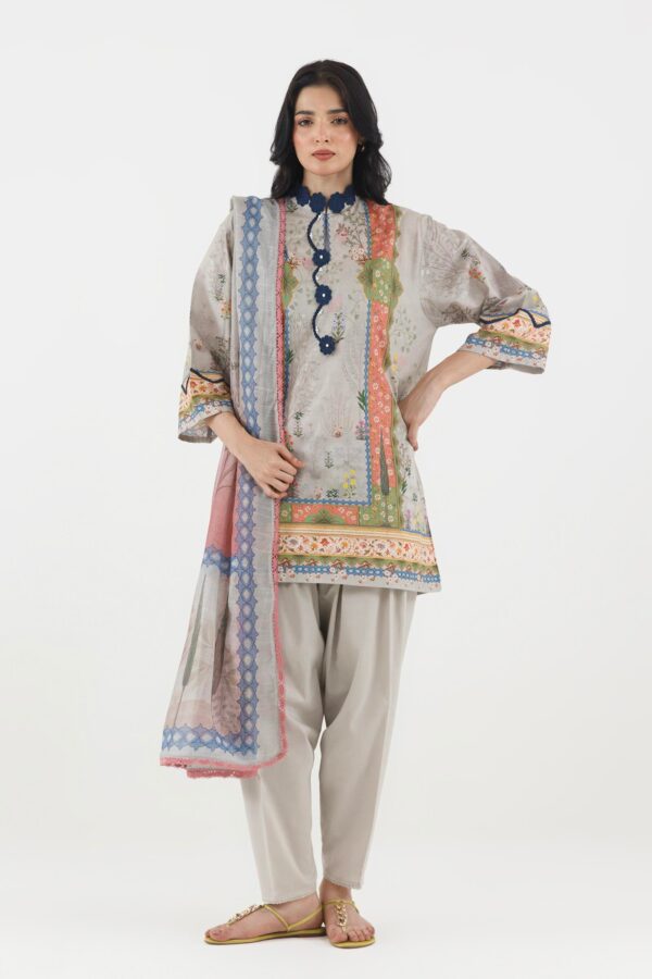 Sana Safinaz Stitched Printed Lawn Suit Sana Safinaz Stitched Printed Lawn Suit