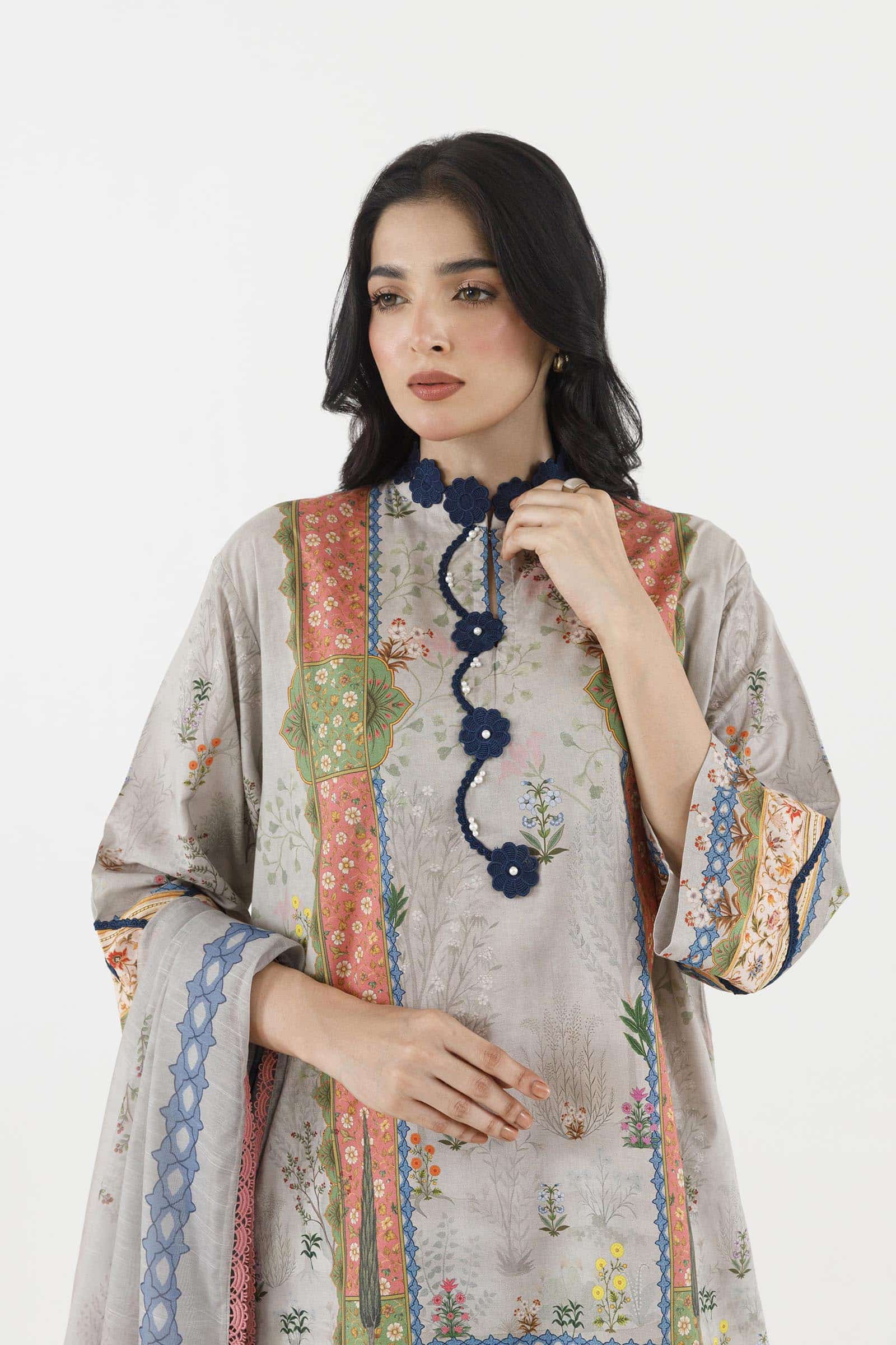 Sana safinaz stitched printed lawn suit– ss26mhy307ap3 3 Sana Safinaz Stitched Printed Lawn Suit– SS26MHY307AP3 3