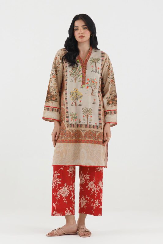 Sana Safinaz Stitched Printed Lawn Shirt+ Shalwar
