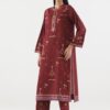 Sana Safinaz Stitched Embroidered Lawn Shirt+ Culotte