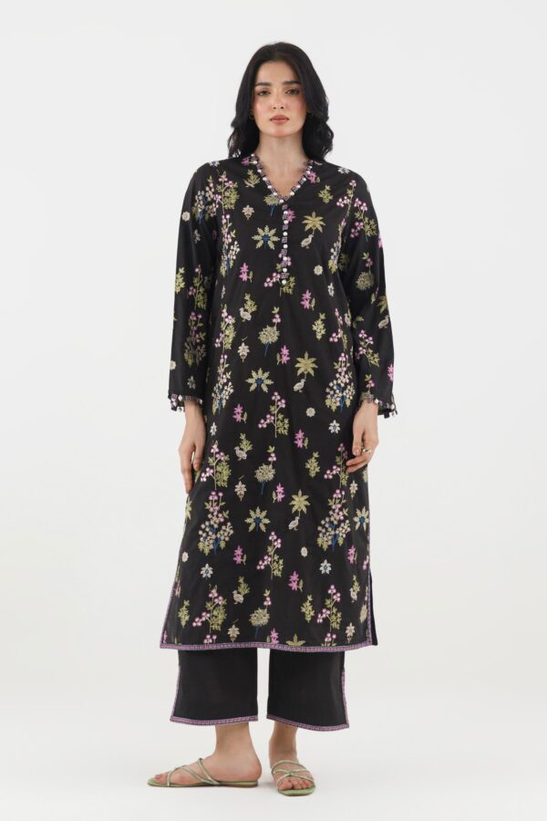 Sana Safinaz Stitched Embroidered Lawn Shirt+ Culotte Sana Safinaz Stitched Embroidered Lawn Shirt+ Culotte