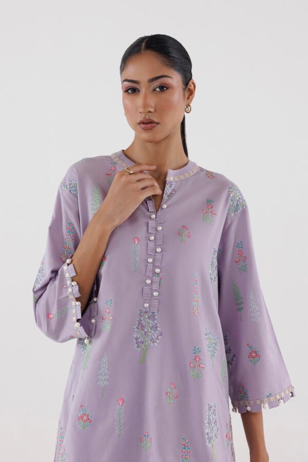 Sana Safinaz Stitched Embroidered Lawn Shirt+ Shalwar– SS26SGE515P2T 3