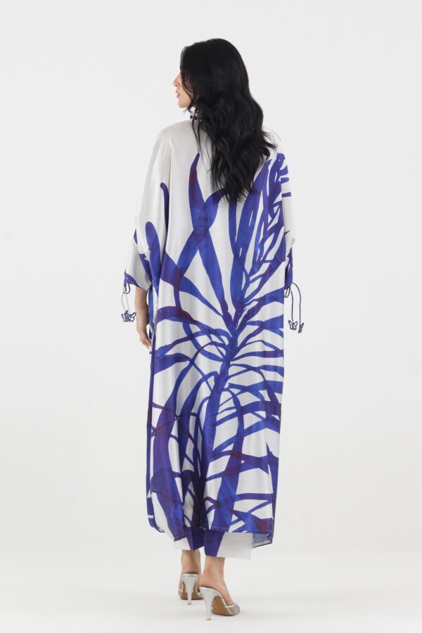 Sana Safinaz Stitched Printed Satin Shirt+ Culotte Sana Safinaz Stitched Printed Satin Shirt+ Culotte