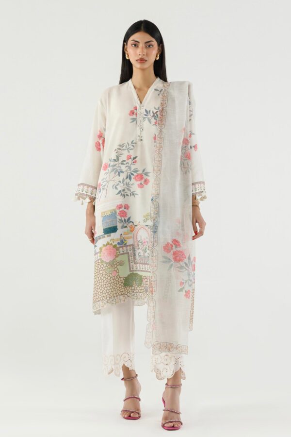 Sana Safinaz Stitched Printed Crepe Shirt+ Dupatta Sana Safinaz Stitched Printed Crepe Shirt+ Dupatta
