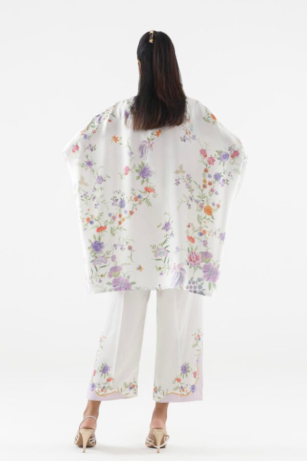 Sana Safinaz Stitched Printed Satin Shirt+ Culotte– SS26STP773P2T 2