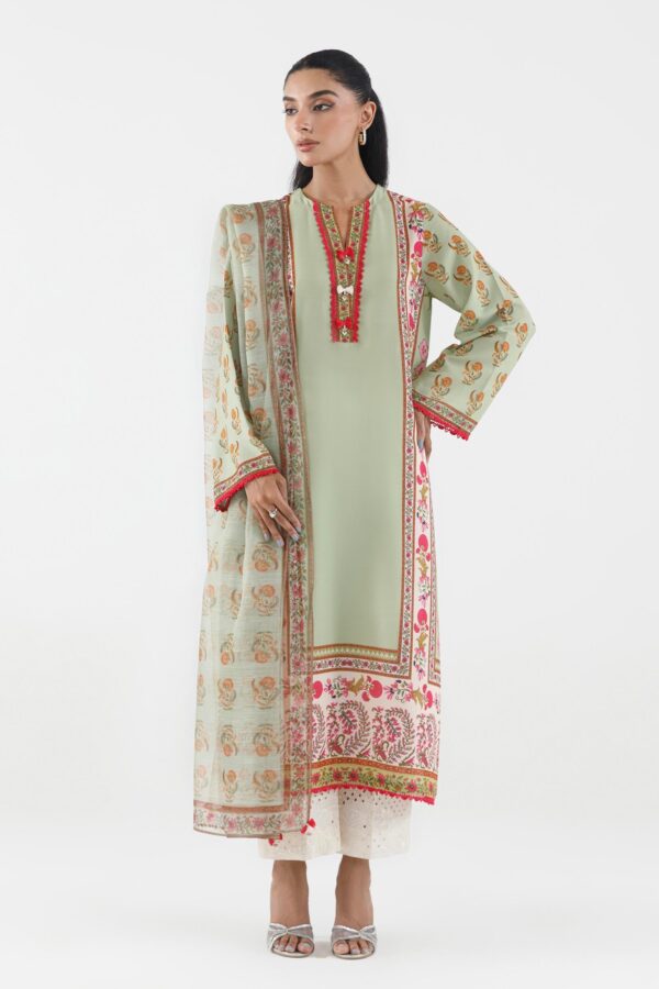 Sana Safinaz Stitched Printed Crepe Shirt+ Dupatta Sana Safinaz Stitched Printed Crepe Shirt+ Dupatta
