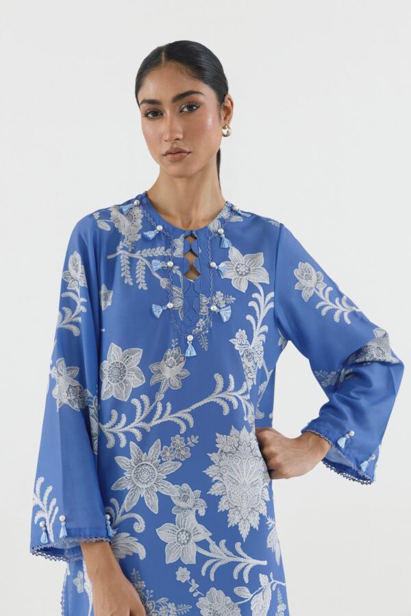 Sana Safinaz Stitched Printed Crepe Shirt+ Dupatta– SS26STP777P2D 2