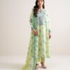 Sapphire Women's Unstitched Lawn Embroidered Green – U2DDDS26V741