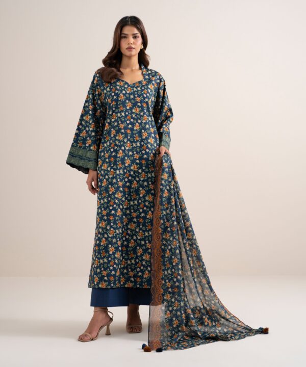 Sapphire Women's Unstitched Lawn Printed Blue 3 Piece Suit – U2TDDS26V638 Sapphire Women's Unstitched Lawn Printed Blue 3 Piece Suit – U2TDDS26V638