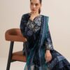 Sapphire women's unstitched lawn embroidered blue 3 piece suit – u3pdds26v695 Sapphire Women's Unstitched Lawn Embroidered Blue 3 Piece Suit – U3PDDS26V695