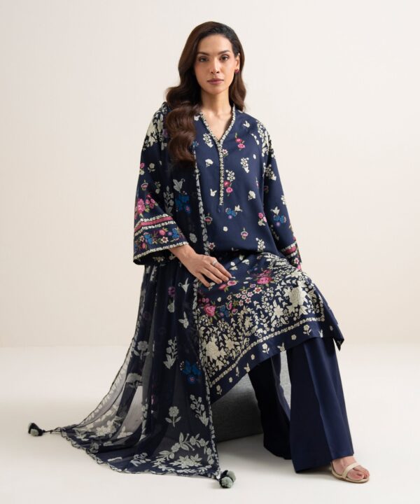 Sapphire Women's Unstitched Arabic Lawn Printed Blue – U3PDDS26V729 Sapphire Women's Unstitched Arabic Lawn Printed Blue – U3PDDS26V729