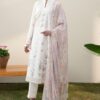 Cross stitch pristine ivory-3pc embroidered lawn suit Cross Stitch PRISTINE IVORY-3PC EMBROIDERED LAWN SUIT