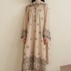 Cross stitch ivory noir-3pc embroidered lawn suit Cross Stitch IVORY NOIR-3PC EMBROIDERED LAWN SUIT